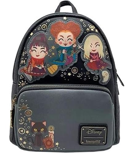 Loungefly Hocus Pocus Tarot Card Binx Iridescent Mini Backpack: Clothing, Shoes & Jewelry
