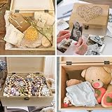 arricraft Wooden Memory Keepsake Box Heart Pattern 24.5x19.5x10.3cm view 6