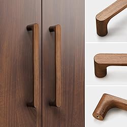 Evionlin Black Round 5 in 4 pcs Wooden Drawer Pulls