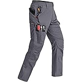 Mens Cargo Pants Ripstop Water Resistant Breathable Tactical Hiking Pants with 7 Pockets