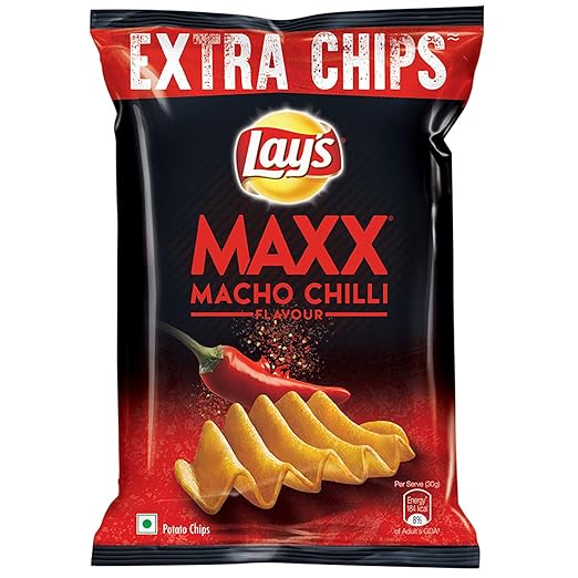 Lay's Maxx, Macho Chilli 57 grams Pack 