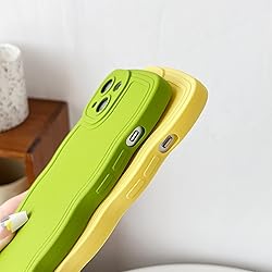 Caseative for iPhone 13 Case, Solid Color Curly