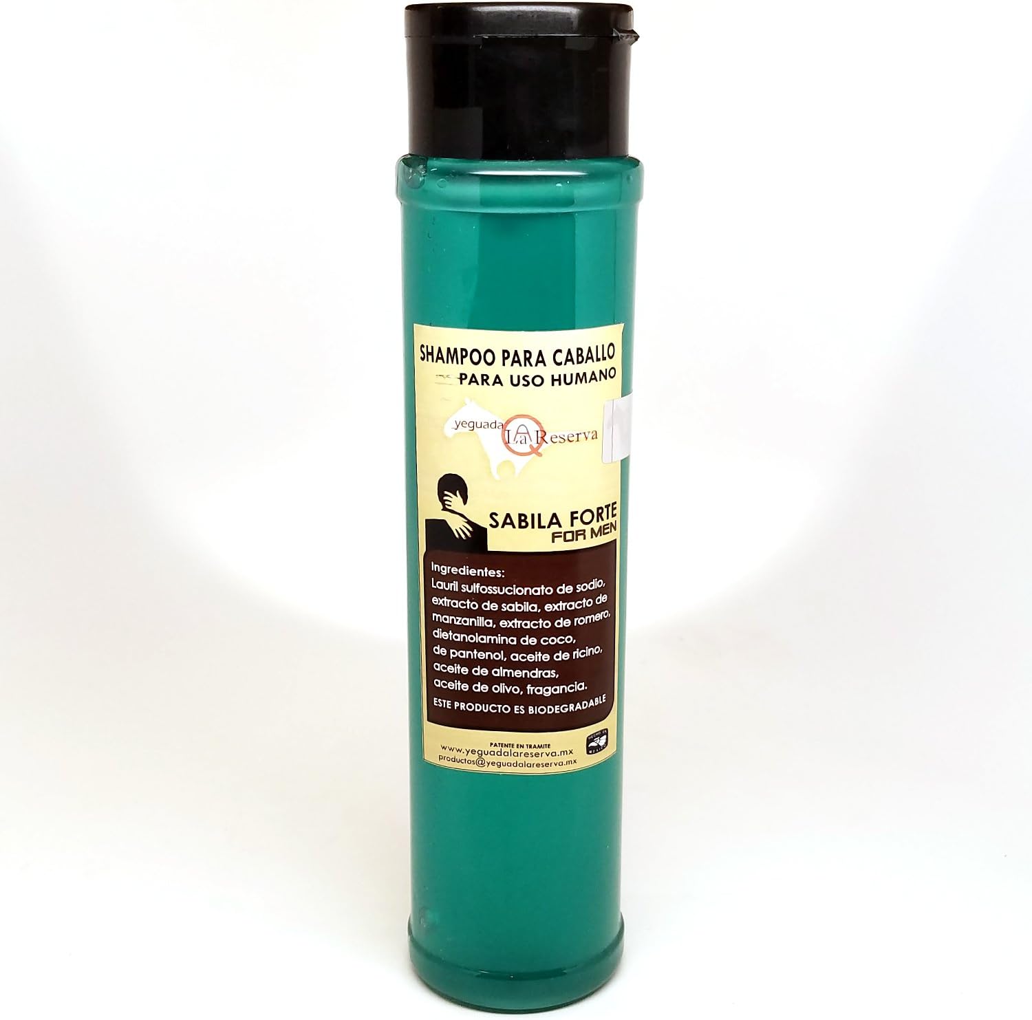 Yeguada La Reserva Shampoo Sabila Forte - Men Organic Anti Hair Loss & Fast Growth Hair and Scalp Treatment