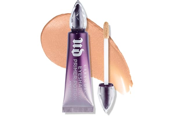 Urban Decay Anti-Aging Eyeshadow Primer Potion, Nude Eye Primer, Improves Look of Fine Lines & Texture, Smooths & Preps Eyeli