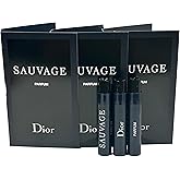 Dior Christian SAUVAGE MEN Sample Perfume PARFUM Vial 1 ml /0.03 oz - 3 PCS