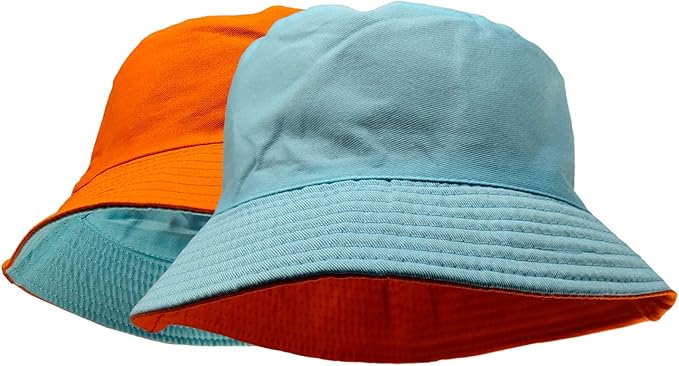 Amazon Czfox 帽子 Uvカット ハット レディース 日よけ帽子 両面使える 紫外線対策 軽量通気 折りたたみ ハット つば広 アウトドア 女優帽 スカイブルー オレンジ ハット 通販