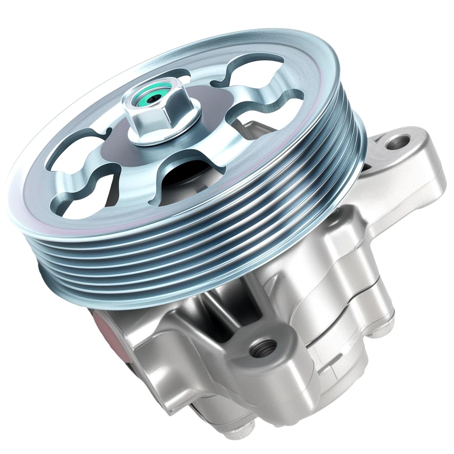 Photo 1 of 21-5341 Power Steering Pump with Pulley Compatible With HONDA ACCORD 2003 2004 2005 2006 2007 L4 2.4L, Power Assist Pump Replace 56110-RAA-A01 56110RAAA01 96-5341