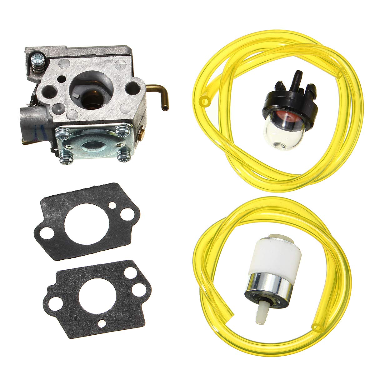 Carburetor Primer Bulb Gaskets Filter For Walbro Wt-682-1 Wt-682 Troy-Bilt Tb65Ss Trimmr Mtd Ryobi