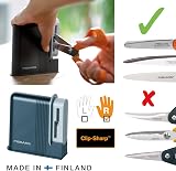 Fiskars Scissor Sharpener Right-Hand Ceramic Heads Black Grey view 2