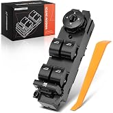 A-Premium Front Left Driver Side Power Window Switch, with Driver Auto Down | Compatible with Ford Escape 2013/2015-2019, Focus 2013/2015-2018, 20 Pins