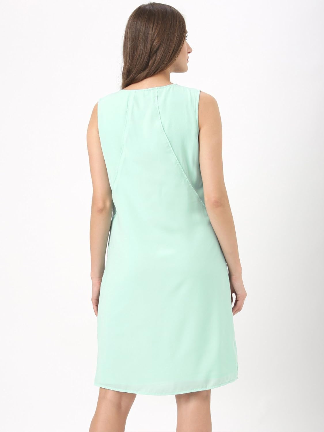 marie claire women's a-line dress (mc10267a--s, green, small)