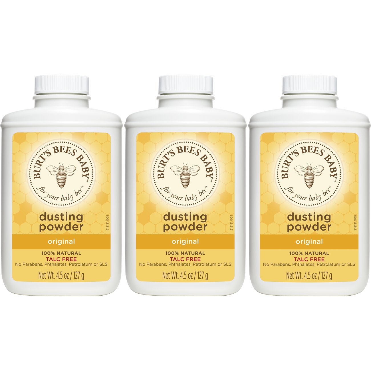 Burt's Bees Baby 100 Natural Dusting Powder, TalcFree Baby Powder 7.5 Ounce