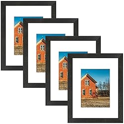 Golden State Art, Set of 4, 9x12 Picture Frame