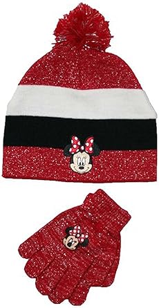 minnie mouse hat and gloves