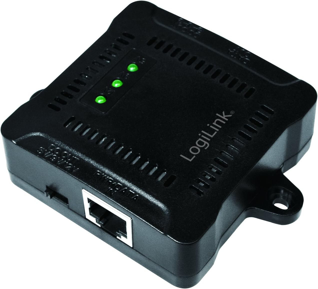 LogiLink POE005 Power Over Ethernet Splitter 1-Port, 24 W Power, Black - Image 3
