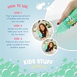 Kids Stuff Crazy Soap Magical Sparkling Bubble Bath 2 x 300ml Vegan Cruelty Free view 5