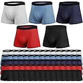 75 Packs Mens Boxer Briefs Bulk Cotton Breathable Comfortable Underwear Assorted Size and Color Multipacks for Men Shelter Donating Homeless