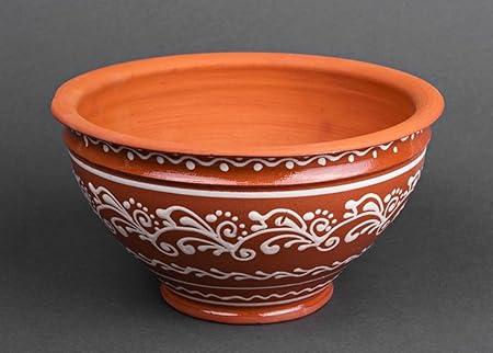 Madeheart Ceramic Fruit Bowl Amazon Co Uk Kitchen Home