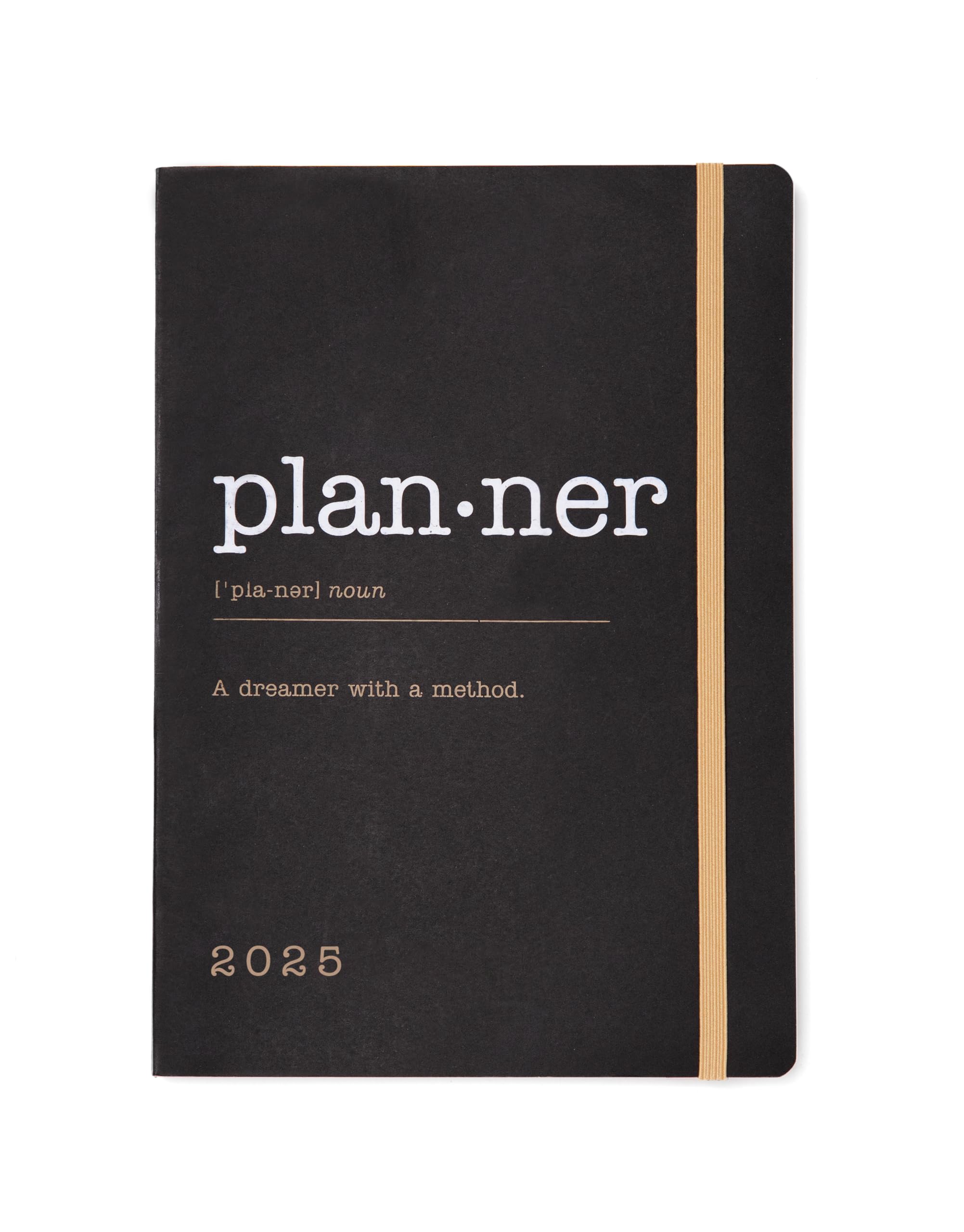 Letts of London Eco Writers Words A5 week to view 2025 diary - black