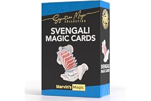 Marvin's Magic - Signature Svengali Magic Card Deck Tricks Set - 20 Classic Magic Tricks with Self-Working Cards - Kit for Adults and Kids Age - Gifts for Smart Kids, Gifts for Adults - 8+