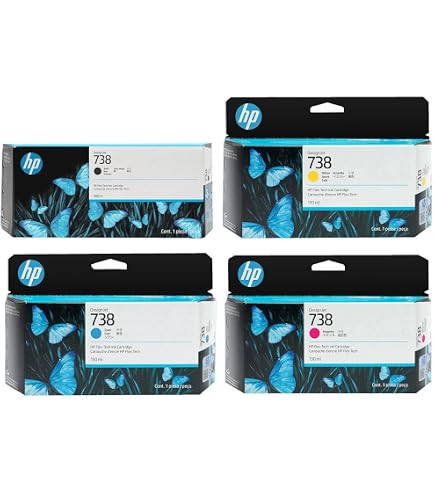 Amazon.com: HP 738 300-ml Black DesignJet Ink Cartridge : Office