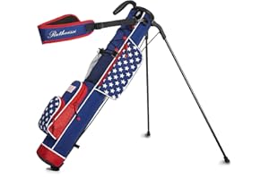 RUTHNISSI Golf Stand Bag, Lightweight Golf Easy Carry Bag with Padded Strap，Durable Pitch n Putt Golf Bag, Practice Ranger Sunday Golf Bag for Men&Women