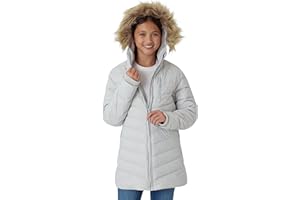 Eddie Bauer Girl's Long Parka Jacket - Down Bubble Coat with Fur Hood for Girls (3-16)