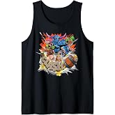 Mens Clash of Clans Chaotic Battle Epic Group Shot Tank Top