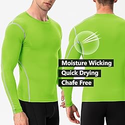 Men's Athletic Compression Shirts Long Sleeve Cool
