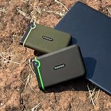 Transcend StoreJet 25M3 1TB Military Green Rugged Portable HDD USB 3.1 view 2
