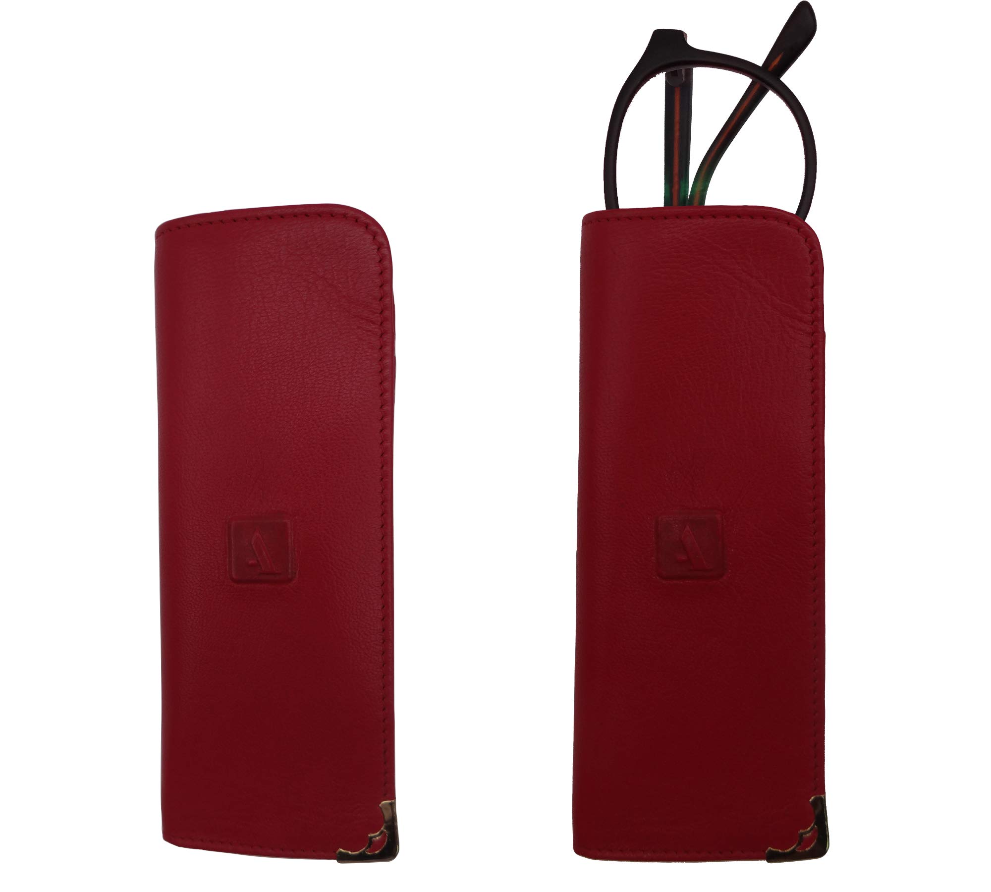 Adamis Full Grain Genuine Leather Spectacles Case