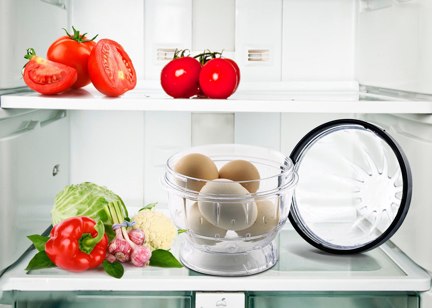 LeSB - Pelador de huevos (5 huevos duros en 10 segundos) Pelador ...