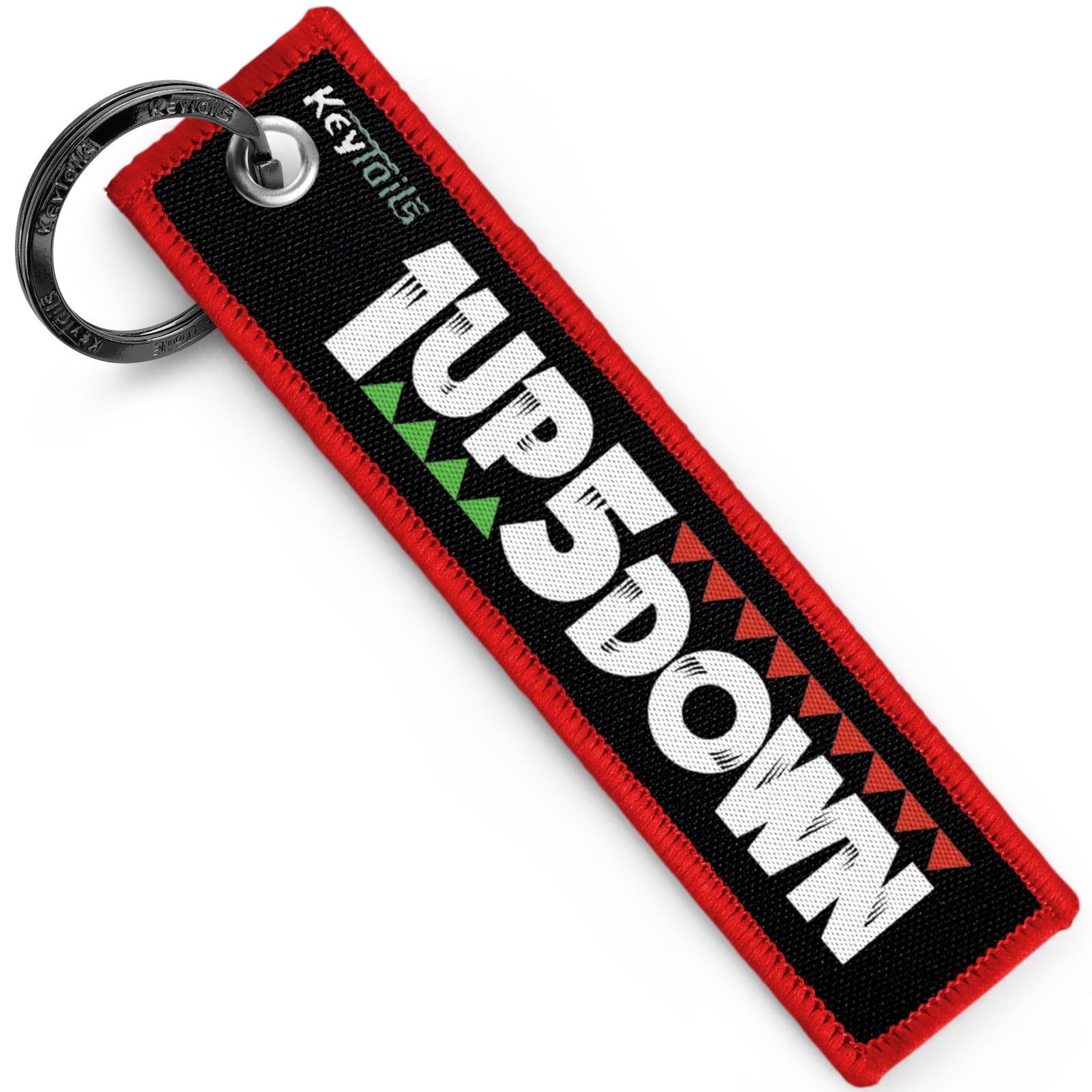 KEYTAILS Keychains, Premium Quality Key Tag for Motorcycle, Scooter, ATV, UTV [1 Up 5 Down - 1N23456]