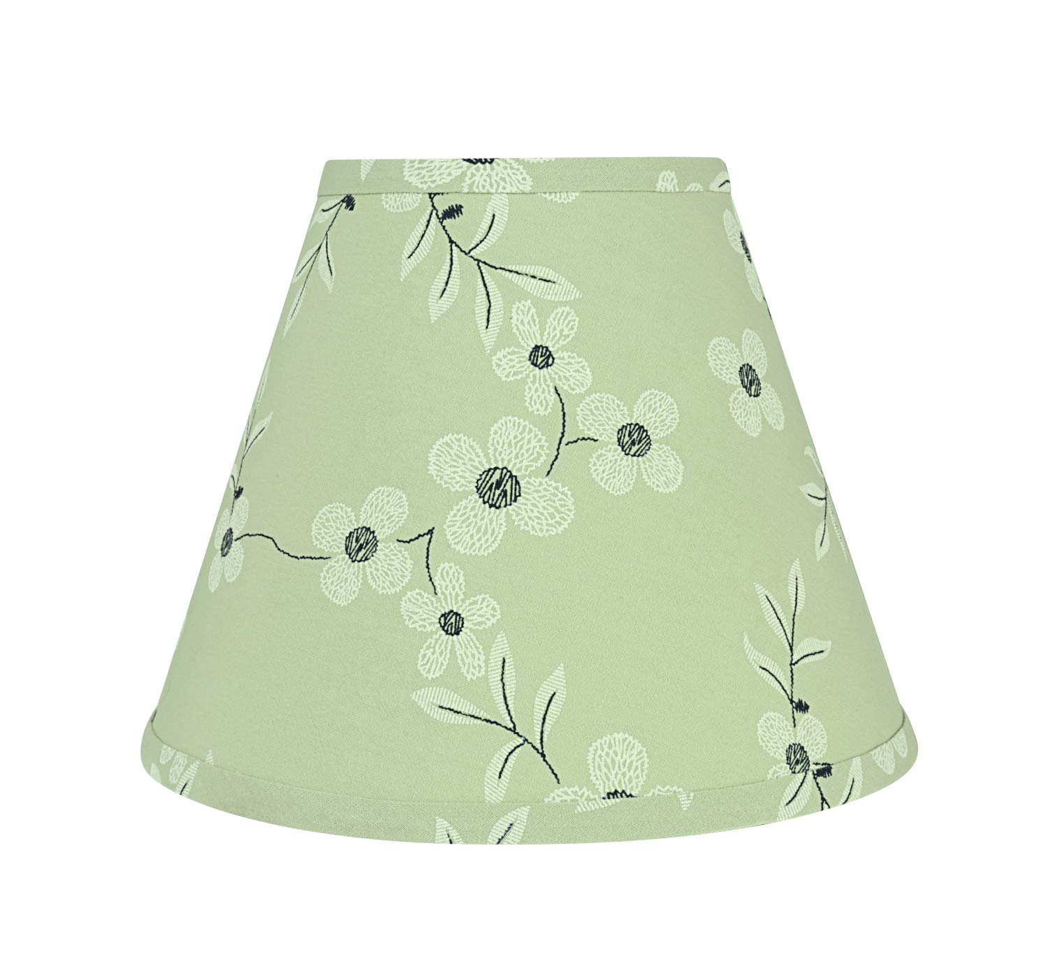 Photo 1 of Aspen Creative 59103A, Empire Uno Lamp Shade, Light Green, 5" Top x 10" Bottom x 8" Slant Height, Slip UNO 33mm