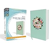 NIV, Bible for Teens, Thinline Edition, Cloth over Board, Floral, Red Letter, Comfort Print