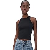 Marine Layer Women's Lexi Rib Sun in High Neck Crop Tank