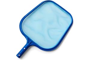 Lalapool Pool Skimmer ，Premium Leaf Rake & Swimming Pool Skimmer Net,Fine Mesh Net,Sturdy Frame, Strong Grip Handle, Suitable for Outdoor & Indoor Swimming Pools,Hot Tubs and Spas(Pole not Included)