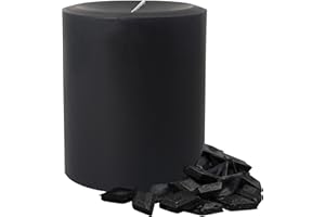 REDDIG-GLO Black Candle Dye - Made in The USA - Premium Colorants - Highly Concentrated - Popular Colors for Paraffin or Soy Wax - Great for Professionals or Hobbyist - 10 Dye Chips