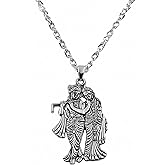 Imagine Mart Hindu Lords Radha Krishna Pendant Locket with Chain Necklace For Men And Women