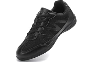 GlideMoves Cheerleading Shoes Children's Campus Group Dance Training Sneakers Black Size Little Kid 11.5 - Womens 11