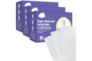 REFLYAWAY 150 Packs Super Absorbent Urine Pads Portable Child Used with Travel Potty Bags Disposable Liners for Toddlers, Toilet Seat for Kids Pee Training