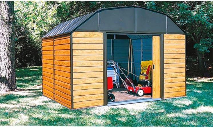 Vitavia Gewachshauser Arrow Metall Geratehaus Freiburg Wh 1014 Gartenhaus Schuppen 12 35 M Holzoptik Amazon De Garten