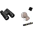NIKON Monarch M5 12x42 Binocular & Topo Hat & Lens Pen & Gritr Microfibre