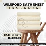 GC Gaveno Cavailia Wilsford Egyptian Cotton Bath Towels 4 Pack 75x135 cm view 3