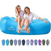 AlphaBeing Inflatable Lounger Beach Chair Accessories, Air Sofa Hammock Inflatable Couch for Camping Backyard Lakeside with Compression Sacks, Ideal Outdoor Gifts for Adults
