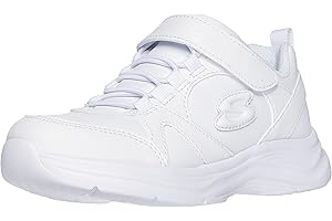 Skechers Girls' Glimmer Kicks School Struts Sneaker