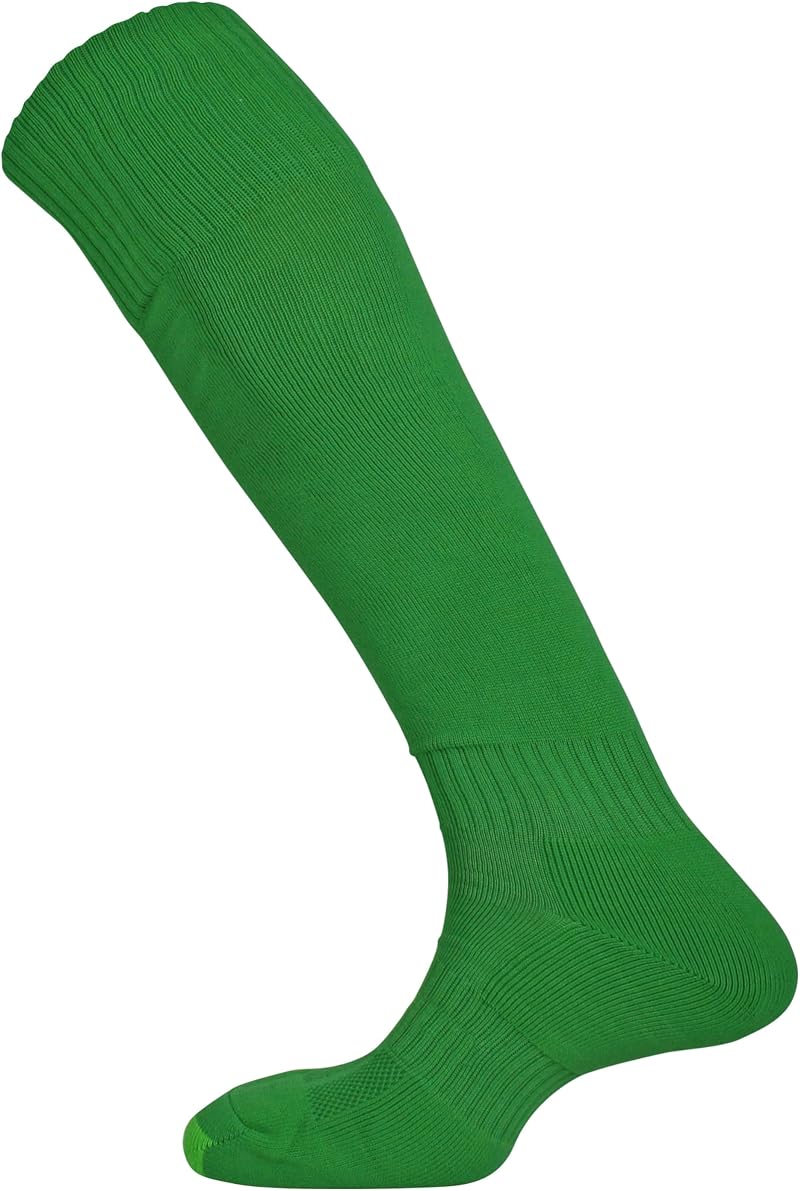 Mitre Mercury Plain Football Socks Extra Cushioned Heel Toe Breathable Long Sock