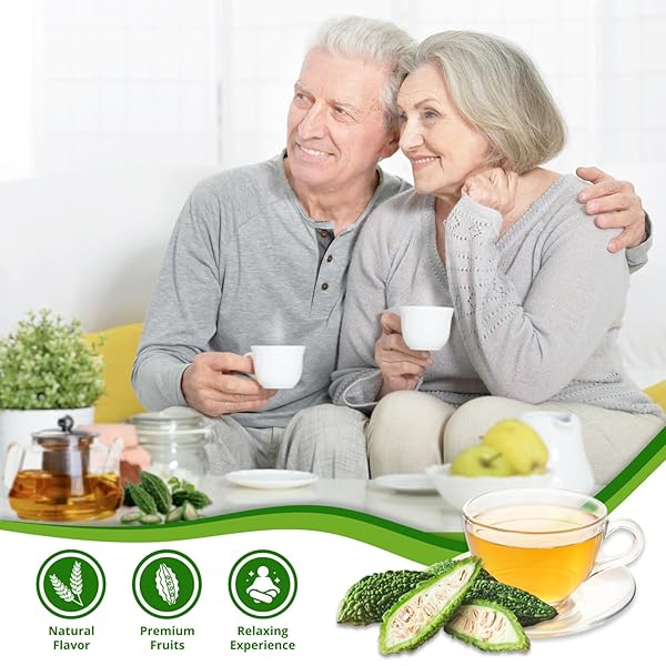 VIDA FARM 75 PREMIUM BITTER MELON TEA BAGS, ZERO SUGAR TEA, HANDPICKED, 100% PURE AND NATURAL DRIED BITTER MELON, NON-GMO, NO CAFFEINE, GLUTEN-FREE, VEGAN