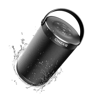 Portable Bluetooth Speaker ONEKG Stream - 20W Extra Loud Volume Deep Bass Dual Pairing Wireless Speaker wDual EQ Selection| 360&amp;amp;deg; Full