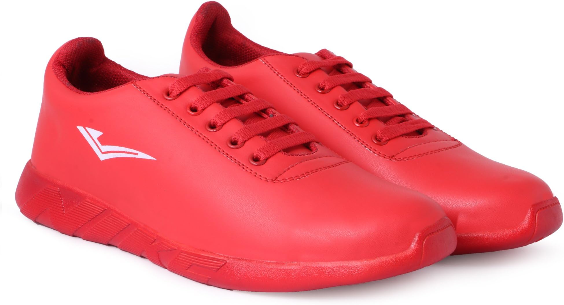 TTS Men's Red Color Casual Shoes